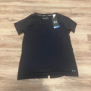 Black Under Armour Workout Short-sleeve shirt